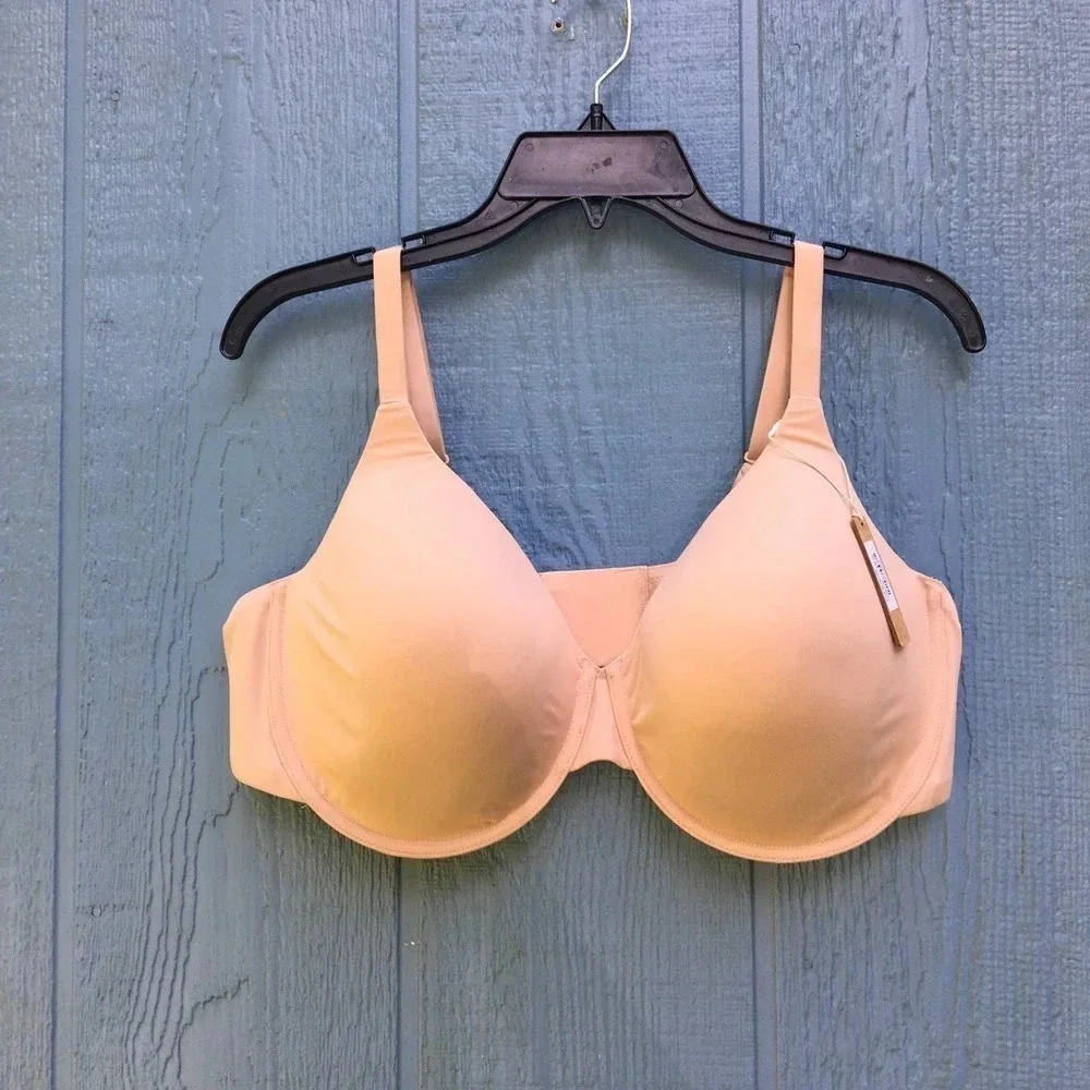 NWT Skims Women's Size 44D Clay Brown Fits Everybody T-Shirt Bra - Picture 3 of 7